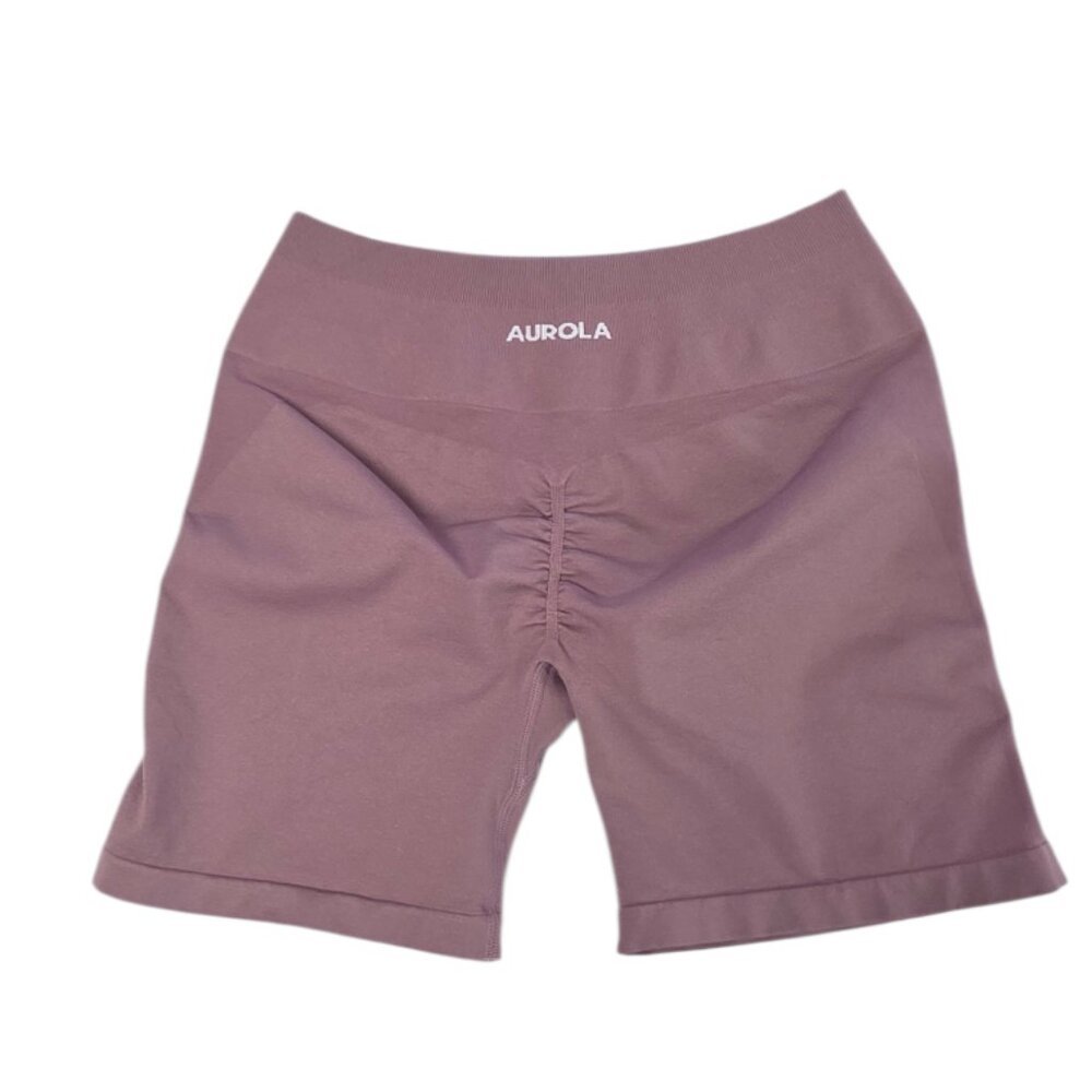 Aurola Intensify Workout Shorts, Scrunch Butt, High Rise, Ribbed Band